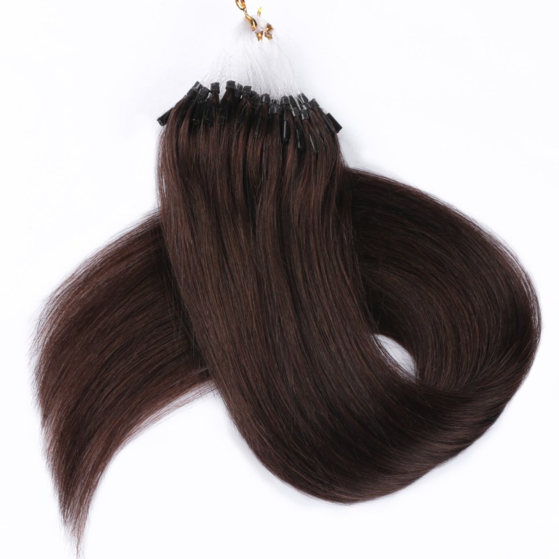 Hot Selling Micro Ring Hair Extensions Cuticle Aligend Raw Remy Micro Loop Hair Extensions